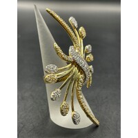 Ladies 18ct Yellow Gold Fancy Design Ring