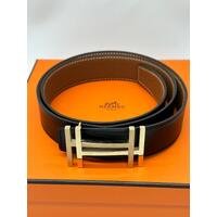 Hermès H Reversable Belt cuir seul de ceinture Size 32mm (Pre-owned)