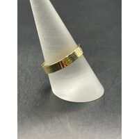 Unisex 18ct Yellow Gold Band Ring