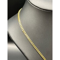 Ladies 18ct Yellow Gold Curb Link 'SUZETTE' Necklace