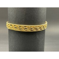 Ladies 9ct Yellow Gold Fancy Link Bracelet