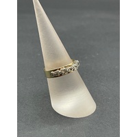 Ladies 9ct Yellow Gold Cubic Zirconia Ring