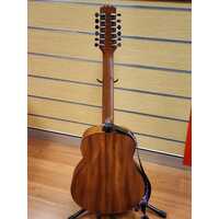 Martinez MNS-1512-SOP Natural Series 12 String Short Scale Semi Acoustic Guitar