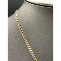 Unisex 9ct Yellow Gold Curb Link Necklace