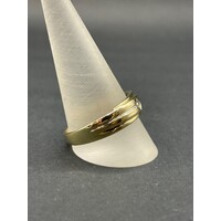 Men's 9ct Yellow Gold Solitaire Diamond Ring