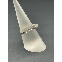 Ladies 18ct White Gold Diamond Ring