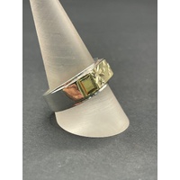 Men's Two Tone Yellow Gold and Sterling Silver Australian Flag Ring