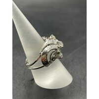 Ladies 18ct White Gold Diamond Ring