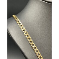 Men's 9ct Yellow Gold Curb Link Necklace