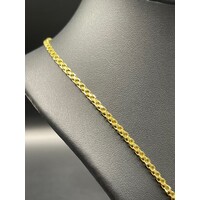 Ladies 18ct Yellow Gold Double Cable Link Necklace