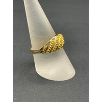 Ladies 21ct Yellow Gold Band Ring