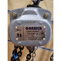 Garrick Industrial Chain Block Load Limited GCBLL01 Overload Protection