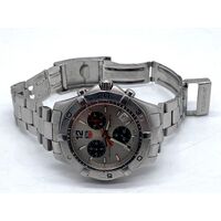 TAG Heuer Aquaracer Chronograph CAF1111 Stainless Steel Silver Dial Mens Watch