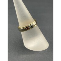 Unisex 9ct Yellow Gold Band Ring