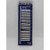 Mechpro 10 Piece Metric Deep Socket Set on Rail 3/8 Inch Drive MPBSK124K