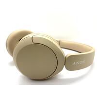 Sony WH-CH520 Cream Bluetooth Wireless On-Ear Headphones with Cable