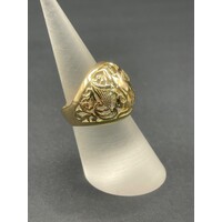 Ladies 14ct Yellow Gold Dragon Design Ring