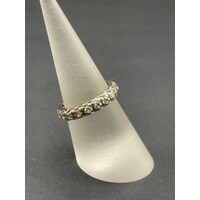 Ladies 14ct White Gold Diamond Ring