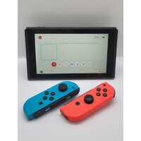 Nintendo Switch HAC-001 (-01) 32GB Neon Blue/Red Handheld Gaming Console