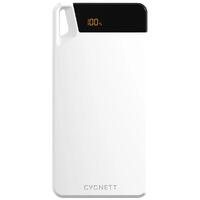 Cygnett Boost 10000 mAh Capacity Power Bank White 15W Charging Power