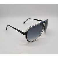 Carrera 1050/S Black Blue Dark Blue Gradient Lenses Sunglasses with Case