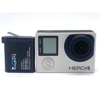 GoPro Hero 4 Silver Edition with Battery Waterproof Case Attachment and Cable