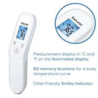 Beurer Medical Non Contact Thermometer FT 85 White Compact Hygienic and Safe