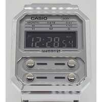 Casio Vintage Digital Stainless Steel Quartz A100WE-7BDF Unisex Watch