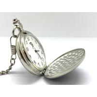 FOB Watch Box Scottish Piper Round Pocket Watch with Metal Strap with Box