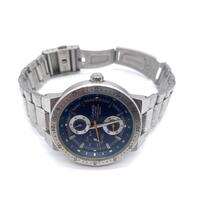 Casio EF-314 Men's Edifice Stainless Steel Analog Watch Blue Dial Multi-Function