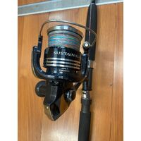 Daiwa Fishing Rod and Reel Combo Saltist Shimano Sustain 10000FG Line 1 Lure