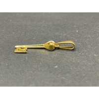 Ladies 18ct Yellow Gold Milestone 21 Key Pendant