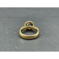 Ladies 18ct Yellow Gold Cubic Zirconia Ring