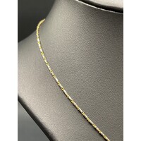 Ladies 18ct Two Tone Gold Fancy Link Necklace