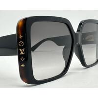 Louis Vuitton LV Moon Daily Square Ladies Sunglasses Z2095E Dark Tortoise