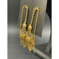 Ladies 22ct Yellow Gold Fancy Tikka Dangle Earrings