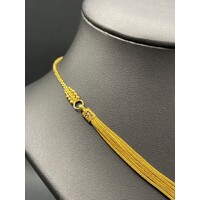 Ladies 22ct Yellow Gold Fancy Link Necklace