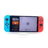 Nintendo Switch OLED Neon Blue/Neon Red Joy-Con with Dock Case Game Accessories