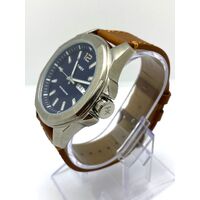 Timex Essex Avenue Brown Genuine Leather Strap Stainless Steel Watch