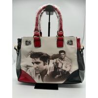 Bradford Exchange Burning Love Elvis Presley Ladies Handbag Detachable Strap