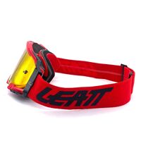 Leatt Velocity 5.5 Adult Off-Road Motorcycle Goggles Anti-Fog with Red Strap