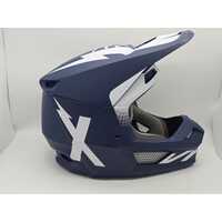 FOX V1 Werd Adult MX Motocross Helmet Navy Size XL 61-62 with Scott Goggles