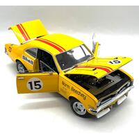 Classic Carlectables Holden HT Monaro 1972 Bathurst ATCC Norm Beechey #15 1/18