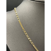 Ladies 9ct Yellow Gold Long Curb Link Necklace