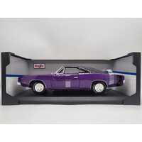 Maisto 1969 Dodge Charger R/T 1:18 Special Edition Diecast Car Purple