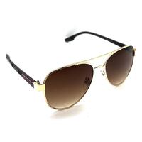 Prada Linea Rossa Gold Gradient Brown Unisex Sunglasses 4021 57 15 140