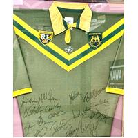 Australian RL The ANZAC Day Test 1998 Collectable Signed and Framed Jersey