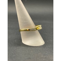 Ladies 18ct Yellow Gold Diamond Ring