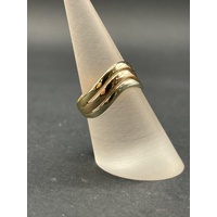 Ladies 9ct Three Tone Gold 3 in 1 Ring