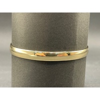 Ladies 9ct Yellow Gold Round Bangle